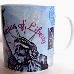 Barnes & Noble 2006 Large New York Coffee Tea Mug Cup Statue of Liberty